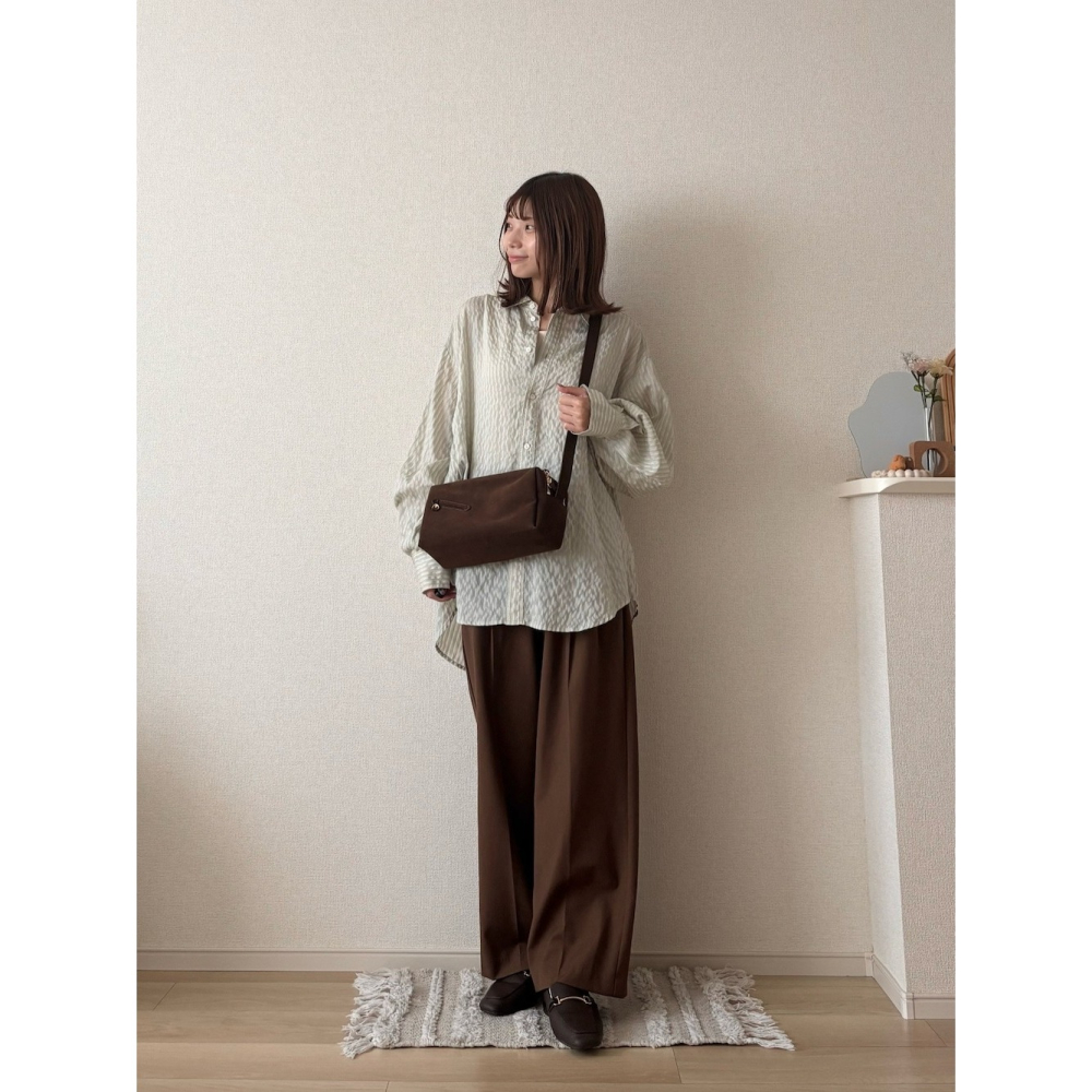 🐈 快來帶走我的二手衣 🐈 日本正品 SENSE OF PLACE 日系必備！透膚條紋襯衫 綠色 日牌古著-細節圖9