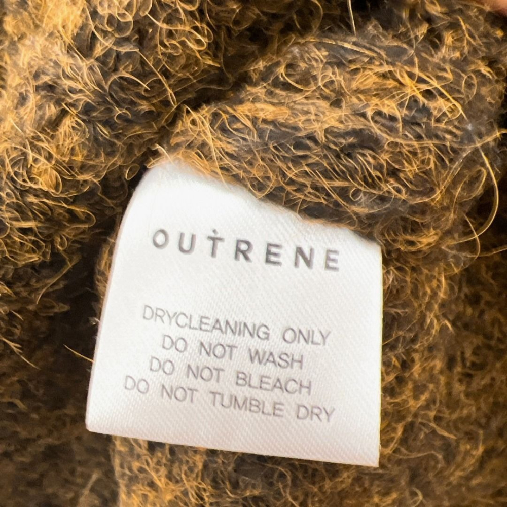 🐈 快來帶走我的二手衣 🇯🇵🐈 日雜感 韓國正品 正韓 norinori 日本選物店 混織毛茸茸牛角扣短外套-細節圖5