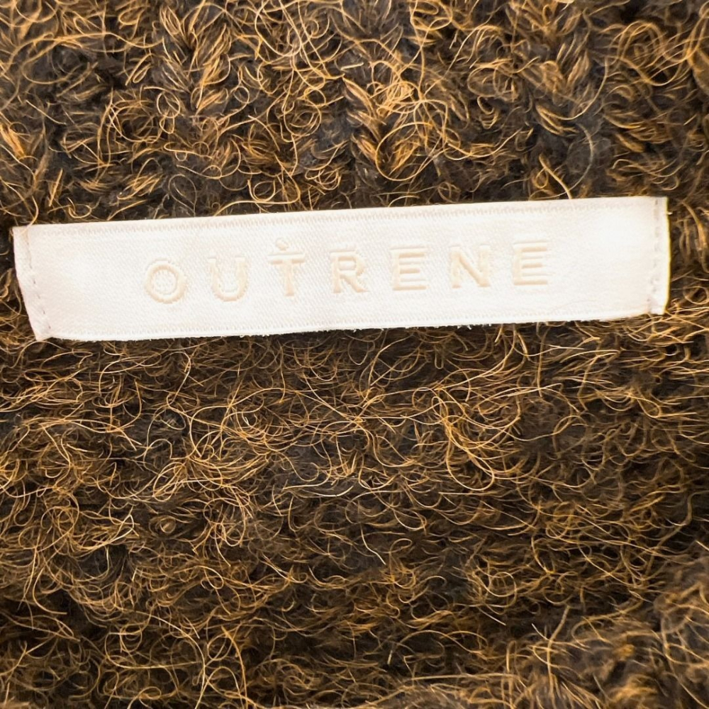 🐈 快來帶走我的二手衣 🇯🇵🐈 日雜感 韓國正品 正韓 norinori 日本選物店 混織毛茸茸牛角扣短外套-細節圖6