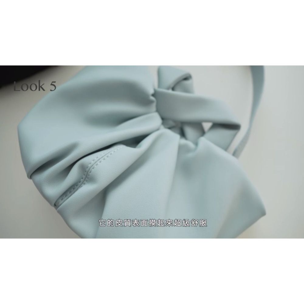 🐈 全新 快來帶走我的二手衣 🇯🇵 🐈 日本正品 midori 綠 羊角麵包皮革包 3way 淺藍色 日牌-細節圖7