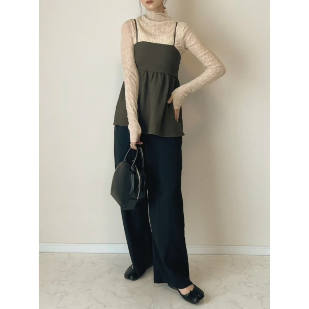 🐈 快來帶走我的二手衣 🇯🇵 🐈 日本正品 Sonny Label 後綁帶吊帶背心 深藍格紋 二手日牌 古著-細節圖6