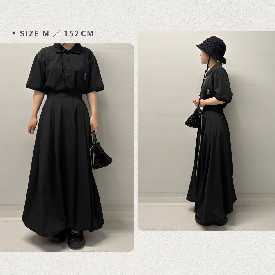 🐈 快來帶走我的二手衣 🇯🇵 🐈 日本正品 SENSE OF PLACE 花苞素色氣球裙 都會藍 M號 二手日牌-細節圖8