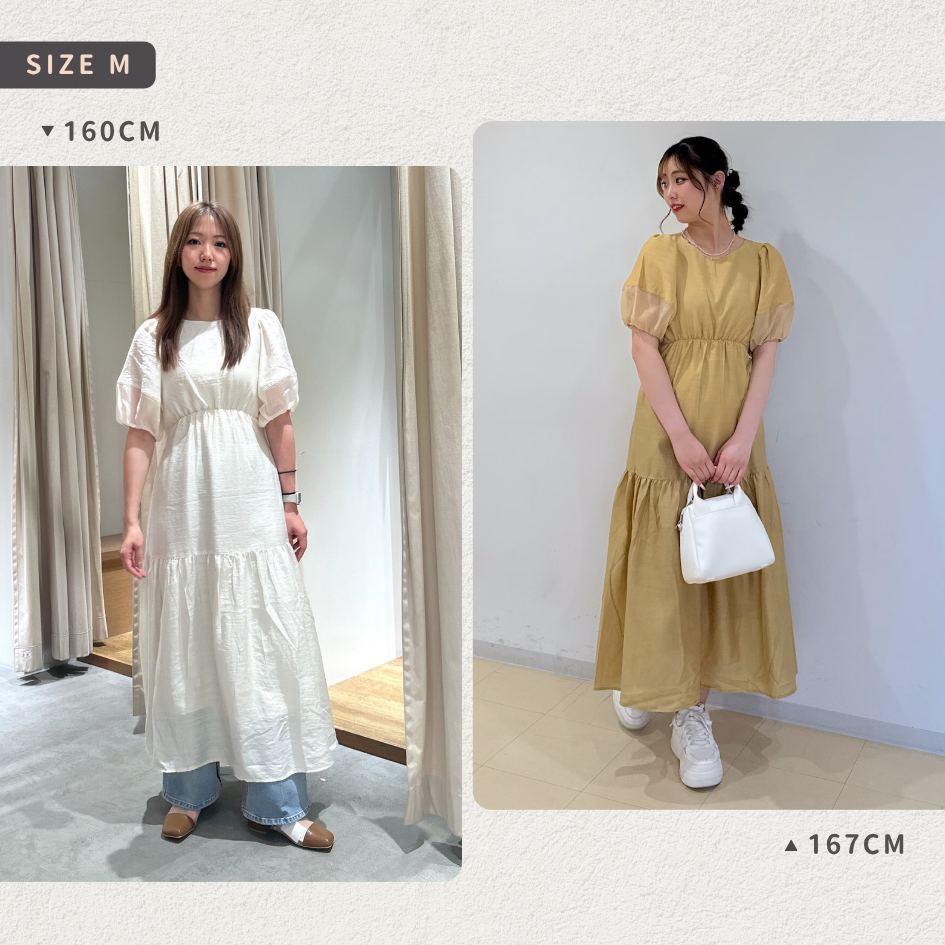 🐈 快來帶走我的二手衣 🇯🇵 🐈 日本正品 FREE＇S MART 格紋氣球袖分層洋裝 黑白格子 二手日牌 古著-細節圖2