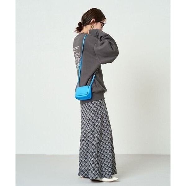 🐈 快來帶走我的二手衣 🇯🇵 🐈 日本正品 FREAK＇S STORE 刷毛英文刺繡大學Tee 淺灰色 二手日牌-細節圖6