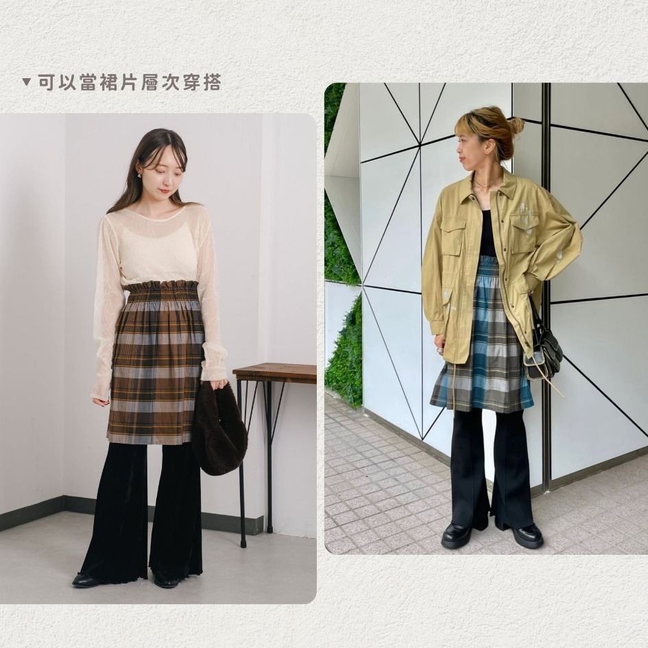🐈 快來帶走我的二手衣 🇯🇵 🐈 日本正品 Kastane 2way抽褶格紋吊帶背心 灰色 二手日牌 古著-細節圖8
