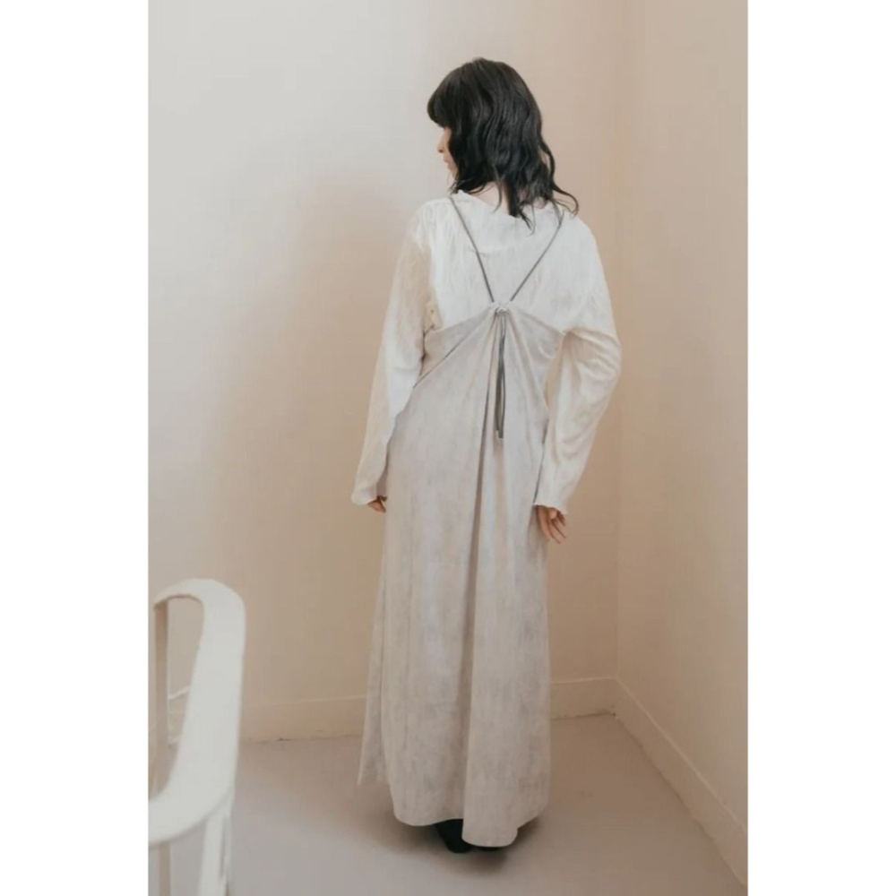 🐈 快來帶走我的二手衣 🇯🇵 🐈 日本正品 midori 綠 水波紋百搭長袖上衣 綠色 二手日牌 古著-細節圖9