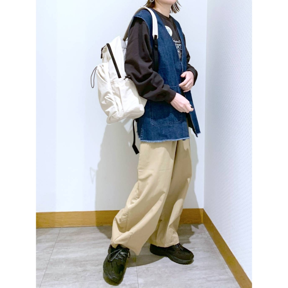 🐈 快來帶走我的二手衣 🇯🇵 🐈 日本正品 LEPSIM V領單寧雙口袋拉鍊背心 原色藍 二手日牌 古著-細節圖4