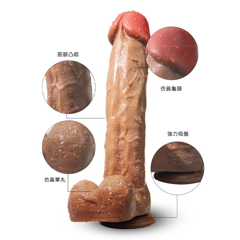 巨無霸仿真紋理逼真按摩棒 女用按摩棒 女用自慰器 仿真按摩棒 假屌大老二 夫妻情趣 情趣用品 情趣精品 成人專區-細節圖3