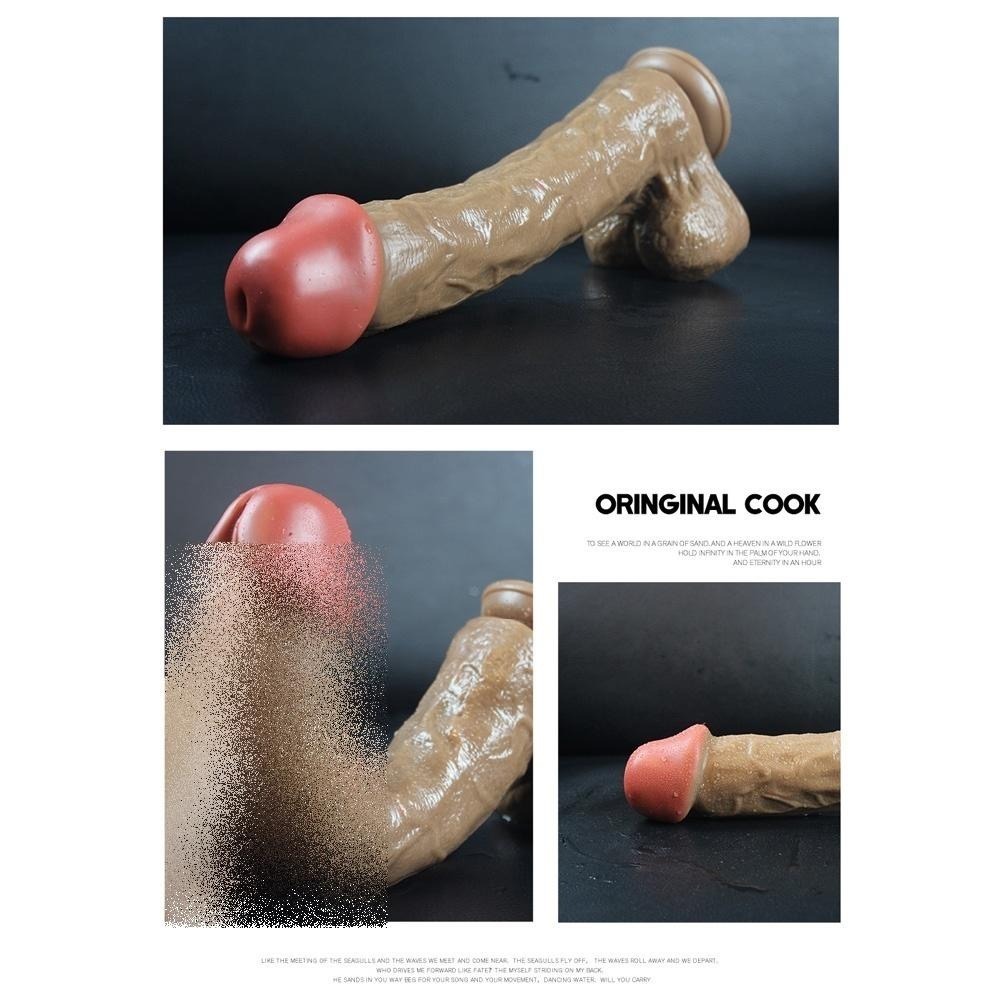 巨無霸仿真紋理逼真按摩棒 女用按摩棒 女用自慰器 仿真按摩棒 假屌大老二 夫妻情趣 情趣用品 情趣精品 成人專區-細節圖8