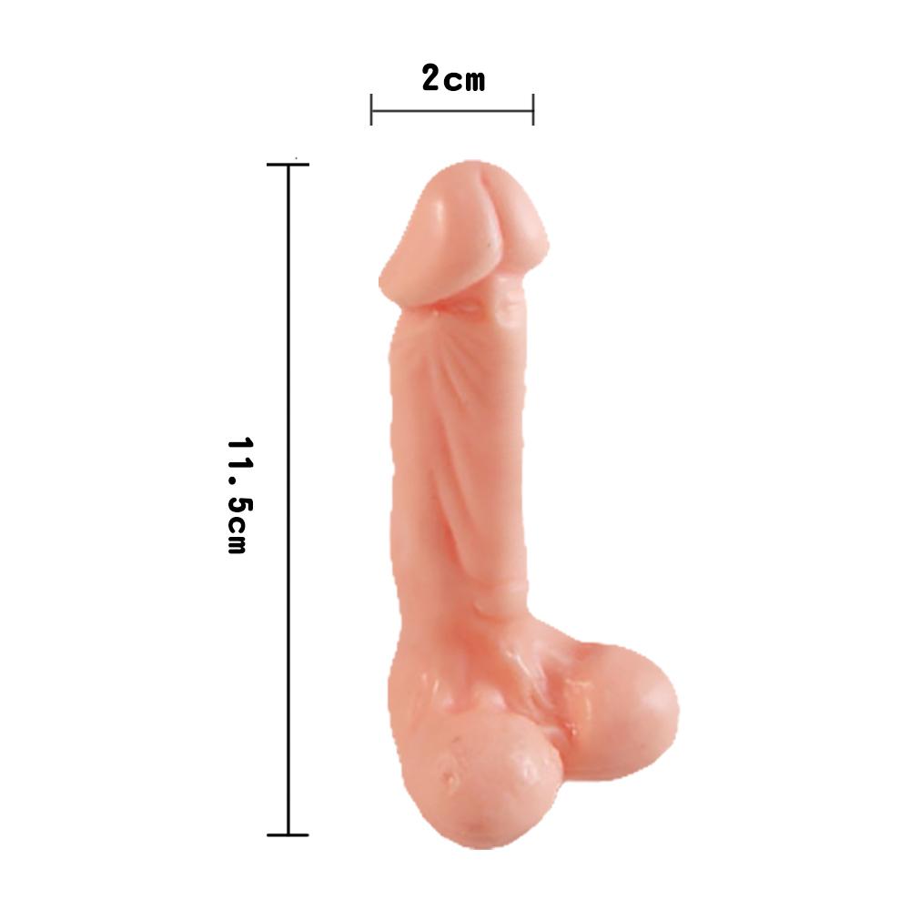 真實系列-甜在心窩逼真按摩棒(膚色)-細節圖2