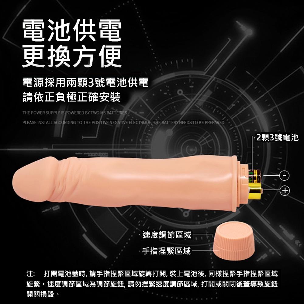 【BAILE】矮人力士電動按摩棒 逼真按摩棒震動按摩棒女用按摩棒 女用自慰器情趣用品-細節圖8