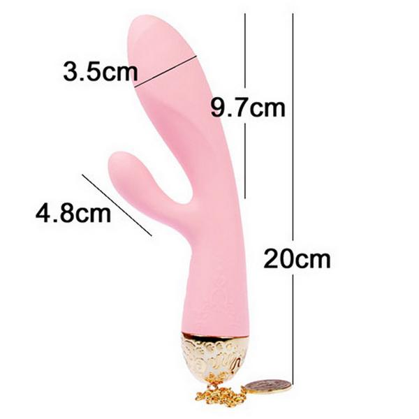 法國ZALO凡爾賽系列羅莎莉雙頭震動電動按摩棒(共3色)G點按摩棒 震動按摩棒-細節圖2