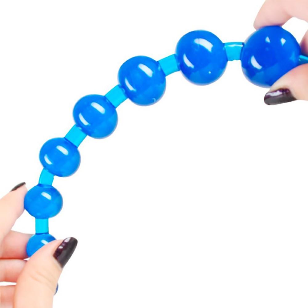 日本A-one＊9連結粉紅、黑色、藍色拉珠(後庭專用)-細節圖6