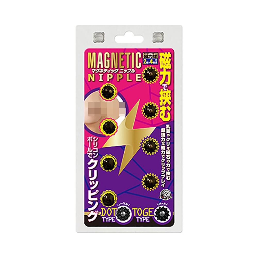 日本A-one 男女情趣SM刺激感超強力磁石乳首夾(兩種形狀各4個)-細節圖2