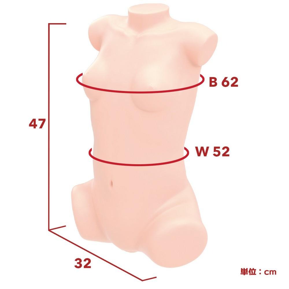 日本SSI JAPAN 日本製造 真實身體+3D骨骼系統二階堂RIO兩層結構雙穴大型倒模男用自慰器(7KG)-細節圖3