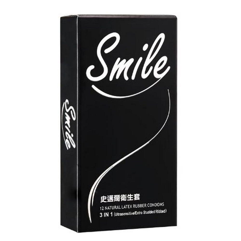 Smile史邁爾保險套 粗顆粒 超薄型 0.03型 3in1型 衛生套 安全套 避孕套-規格圖3