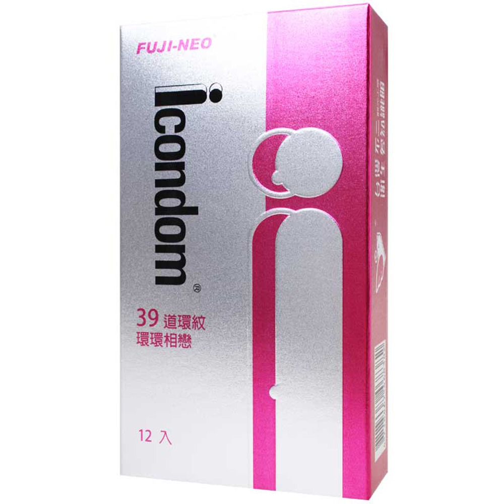 Icondom艾康頓保險套 三效合一型 超薄型 螺紋型 雙顆粒螺紋型 光滑平面型 大尺寸 衛生套 安全套 避孕套-規格圖3