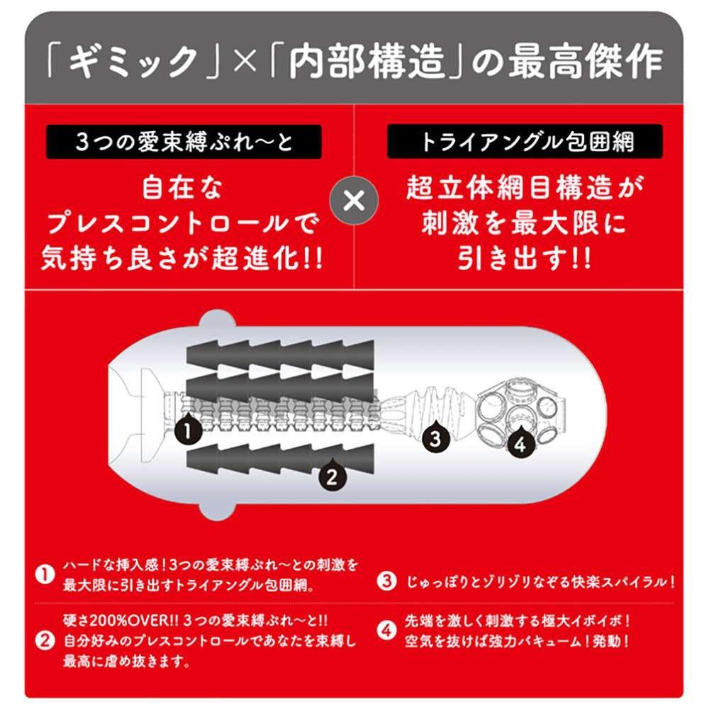 日本EXE【日本GPRO】Ju-C7自慰套 3種愛束縛板塊男用自慰器 卡通動漫自慰器 手淫自慰套-細節圖4