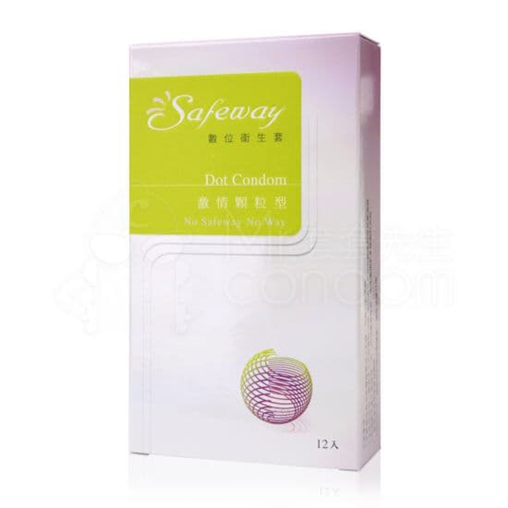 SAFEWAY數位保險套12入 水感潤滑型 混合型 超薄型 複合型 顆粒型 衛生套 安全套 避孕套-規格圖2