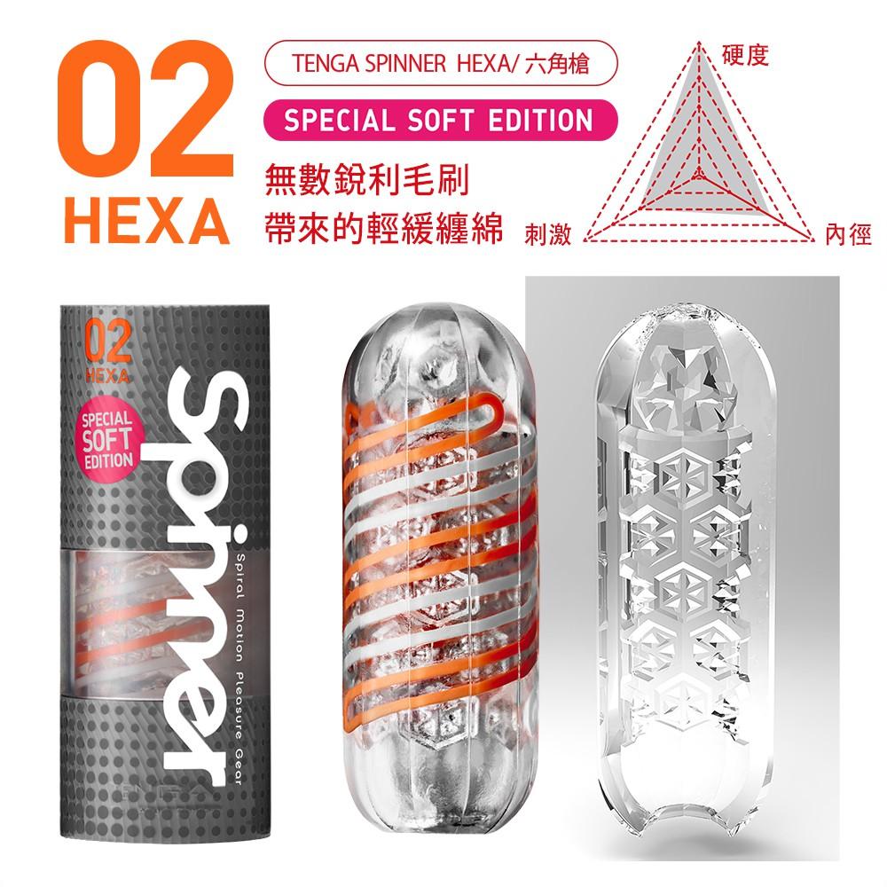 日本TENGA SPINNER 01-03款 TETRA 波刀紋/六角槍/圓盤盾 限定柔軟版 可重複使用自慰飛機杯自慰杯-細節圖5