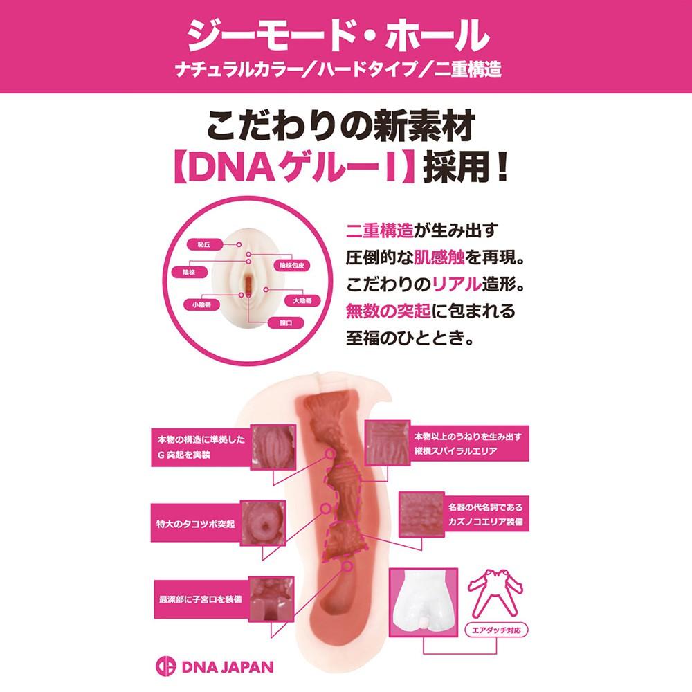 日本SSI JAPAN G-MODE HOLE CLEAR NATURAL HARD 二重構造男用自慰器自慰套-細節圖5