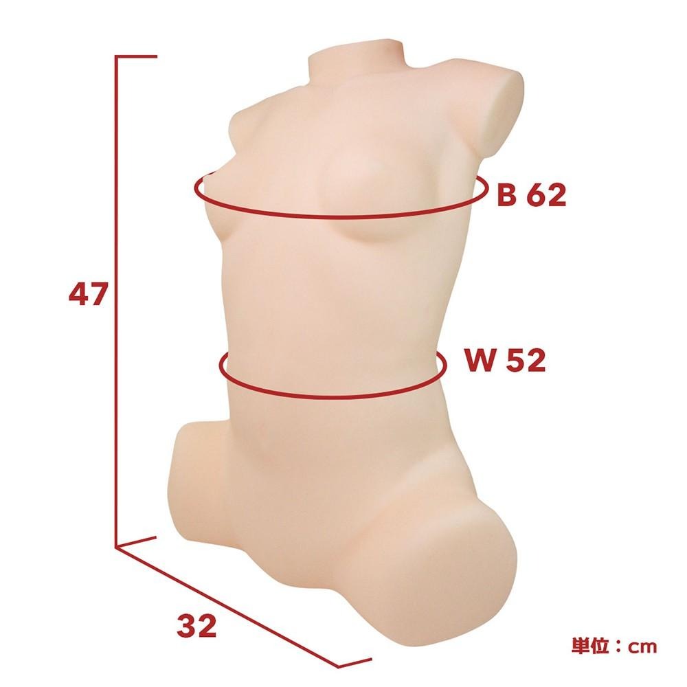 日本SSI JAPAN真實身體+3D骨骼系統 二階堂RIO 雙穴大型倒模 男用自慰器(7KG)-細節圖2