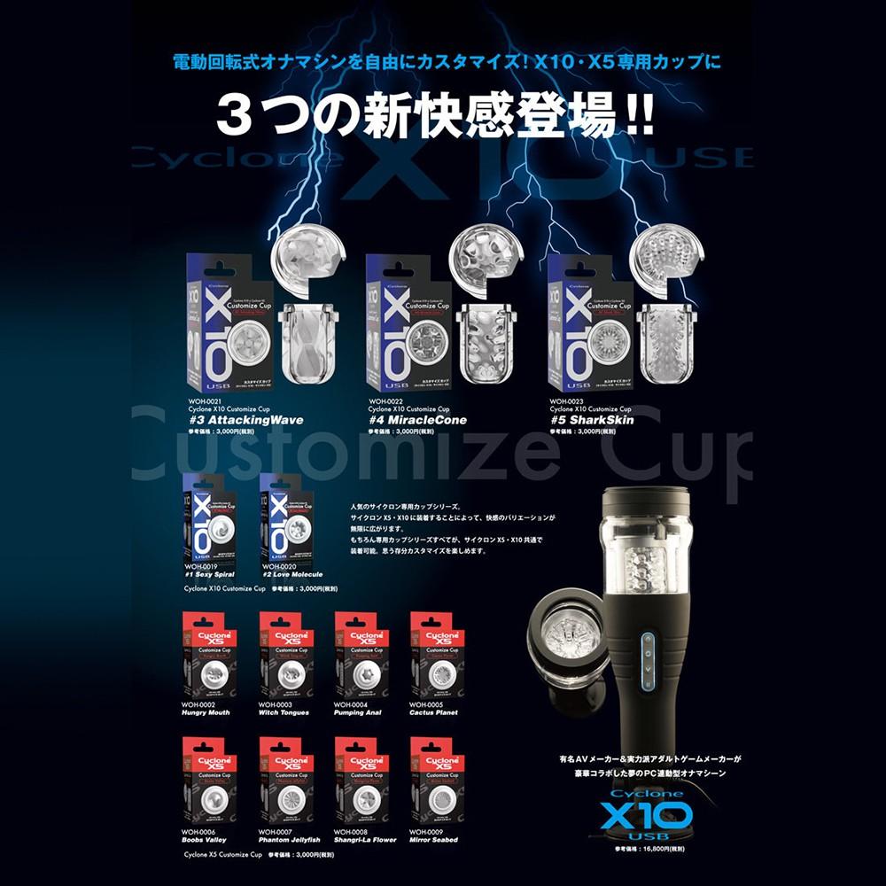 日本SSI JAPAN CycloneX10 USB 暴風電動飛機杯超高速迴轉旋風機-細節圖7