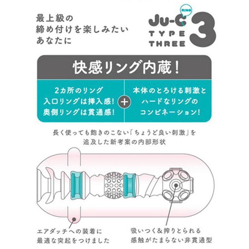 日本EXE【日本GPRO】Ju-C3自慰套快感套環男用自慰器 飛機杯成人情趣用品自慰杯 自慰射精成人專區打手槍打飛機-細節圖4