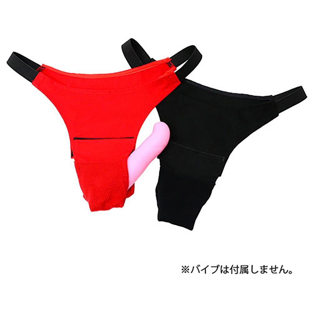日本A-one 穿戴褲(黑色/紅色)-情趣批發工廠-細節圖2