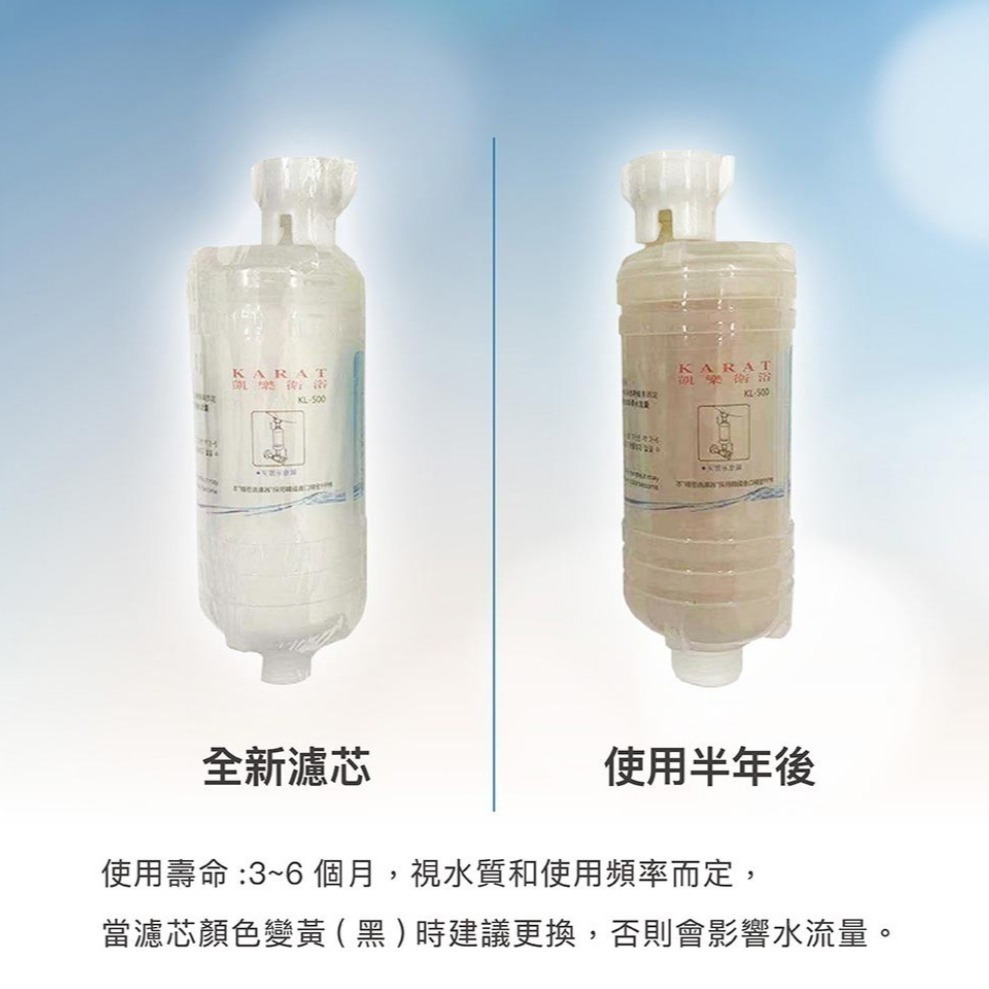 好市多代購 KARAT免治濾芯 凱樂 馬桶座濾芯 洗衣機濾芯 水龍頭濾芯 KL-500-細節圖3