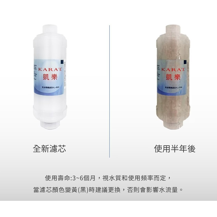好市多代購 KARAT免治濾芯 凱樂 馬桶座濾芯 洗衣機濾芯 水龍頭濾芯 KL-500-細節圖4