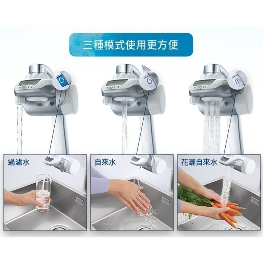 COSTCO代購 衝評限量優惠 日本製 Brita 新款 濾菌龍頭式濾水器 附三入濾芯 (租屋族好物)(可單購)-細節圖4
