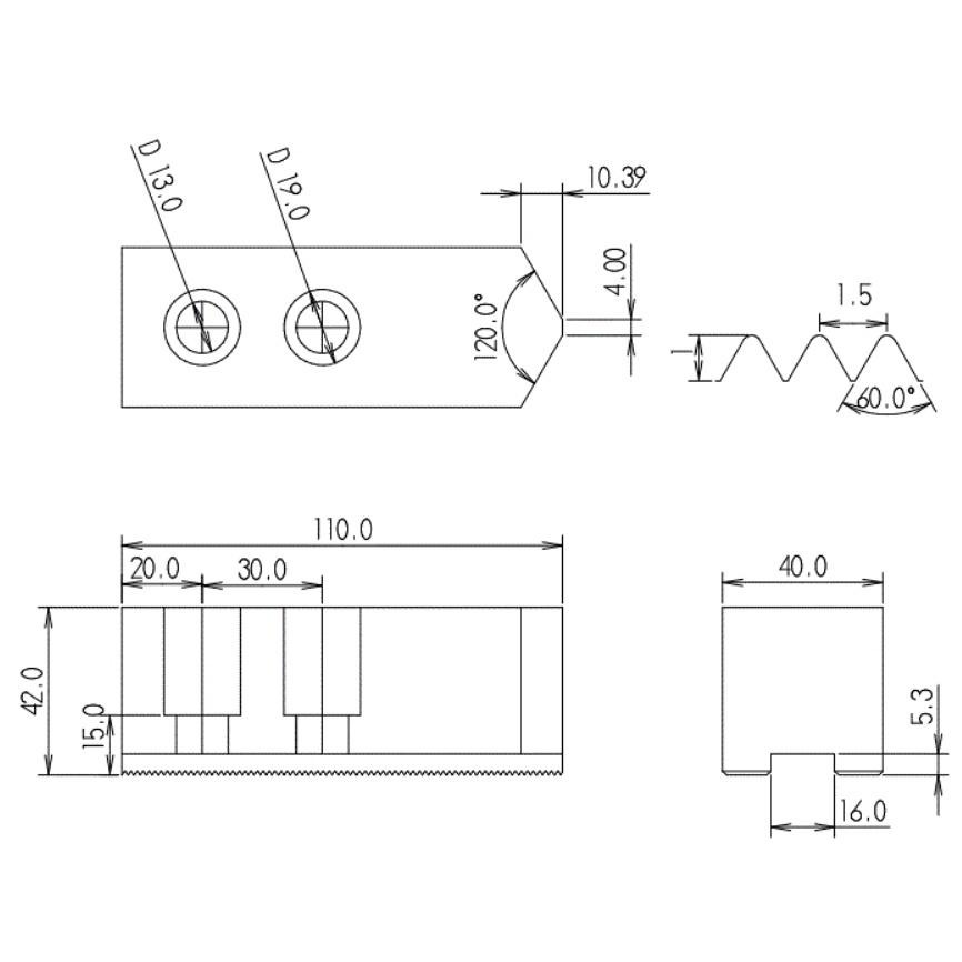 77機械五金:油壓生爪10＂ 台灣製造-細節圖5