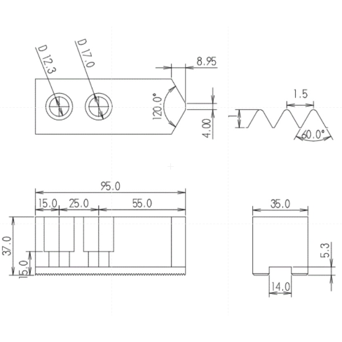 77機械五金:油壓生爪8＂台灣製造1組三塊2爪3爪4爪-細節圖6