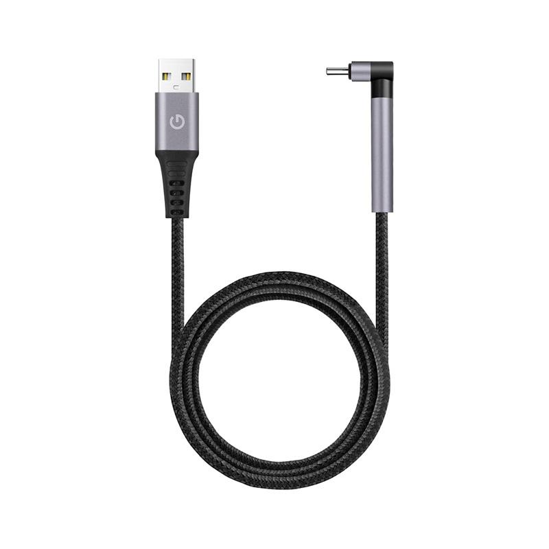 ENERGEA 現貨 iPhone L型可移動雙彎頭編織 充電線USB-A to L 1.5m灰黑色 MFI原廠認證-細節圖7