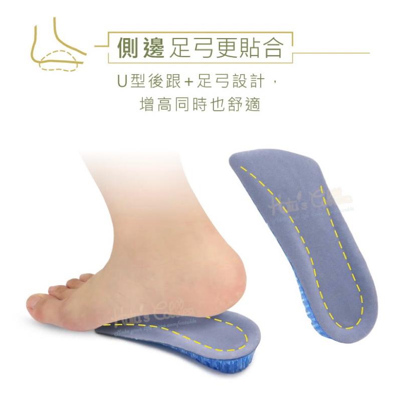 蜂窩增高半墊2cm(1雙）親膚鞋墊 舒適鞋墊-細節圖8
