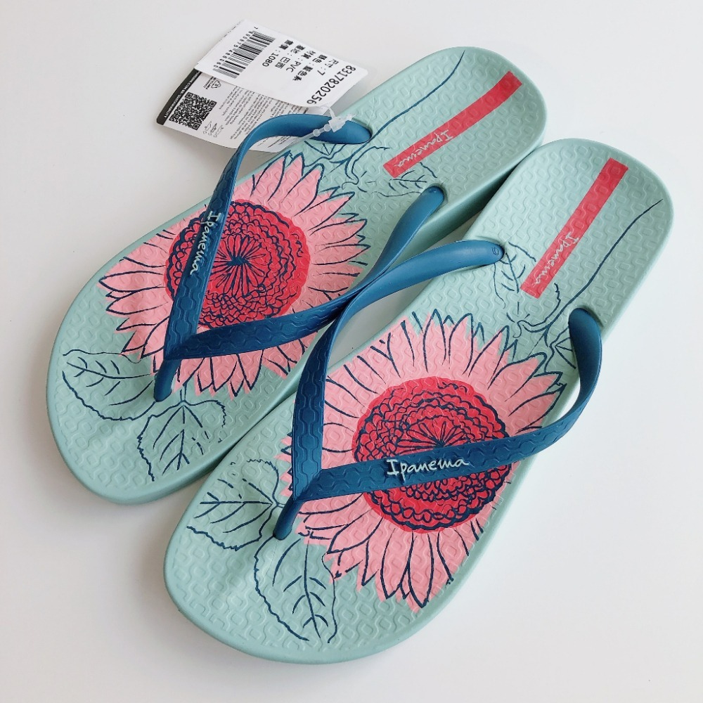 👍*Ipanema*巴西拖鞋(人體工學 向日葵 ANAT TEMAS 人字夾腳平底拖鞋)-細節圖6