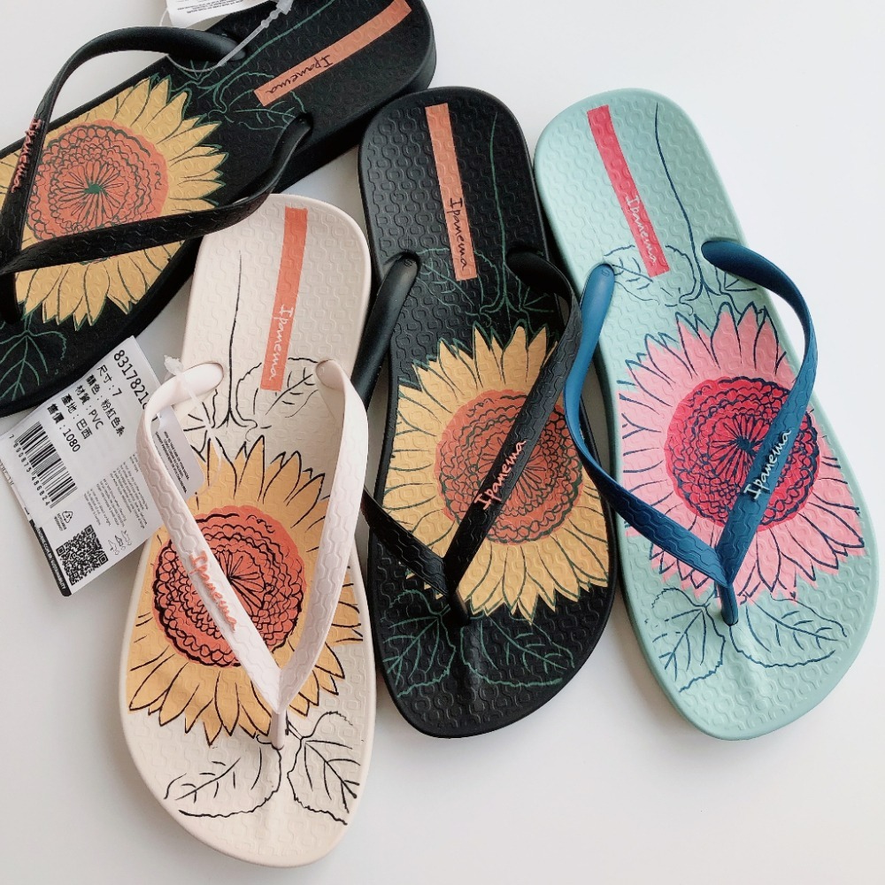 👍*Ipanema*巴西拖鞋(人體工學 向日葵 ANAT TEMAS 人字夾腳平底拖鞋)-細節圖8