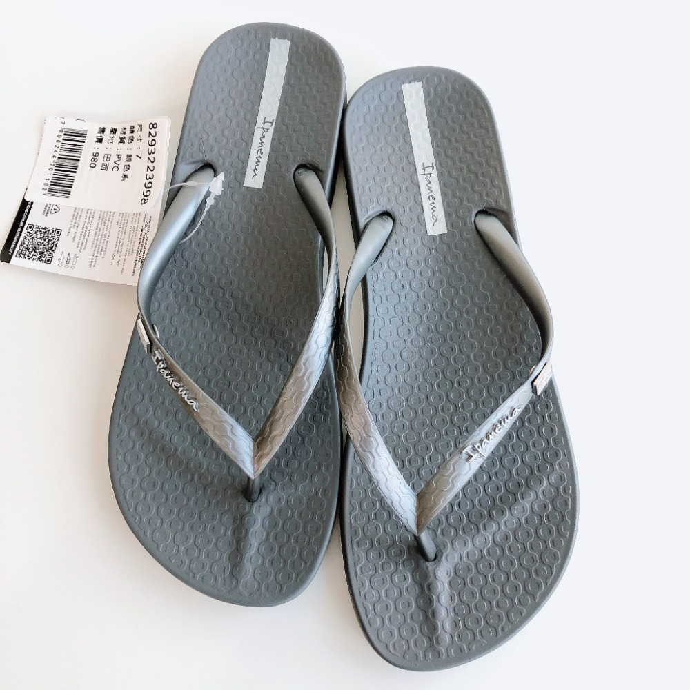 👍*Ipanema*女生巴西拖鞋(人體工學 巴西國旗 ANAT 人字夾腳平底拖鞋) ALL-細節圖3