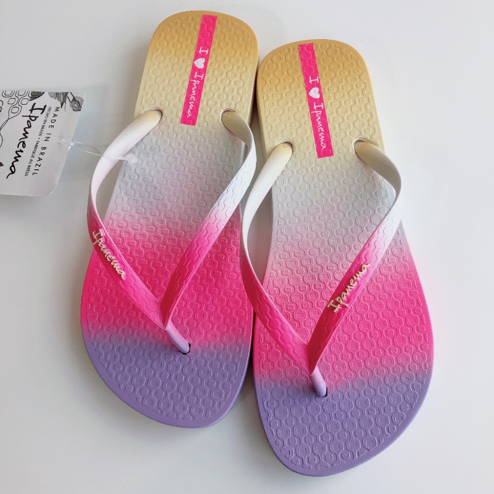 👍*Ipanema*巴西拖鞋(幾何印花 SEM IGUAL 人字夾腳平底拖鞋)-細節圖3