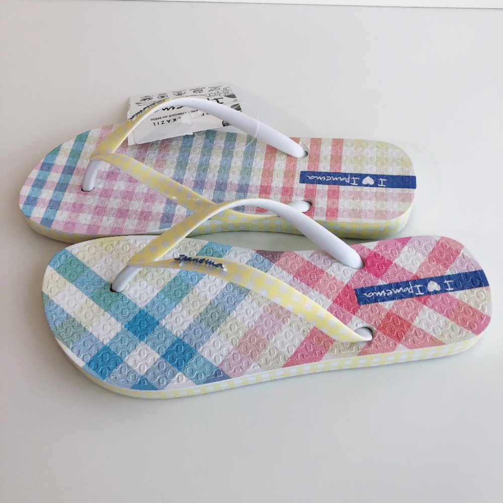 👍*Ipanema*巴西拖鞋(幾何印花 SEM IGUAL 人字夾腳平底拖鞋)-細節圖6