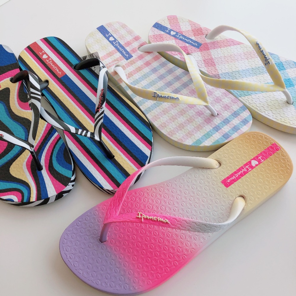 👍*Ipanema*巴西拖鞋(幾何印花 SEM IGUAL 人字夾腳平底拖鞋)-細節圖8