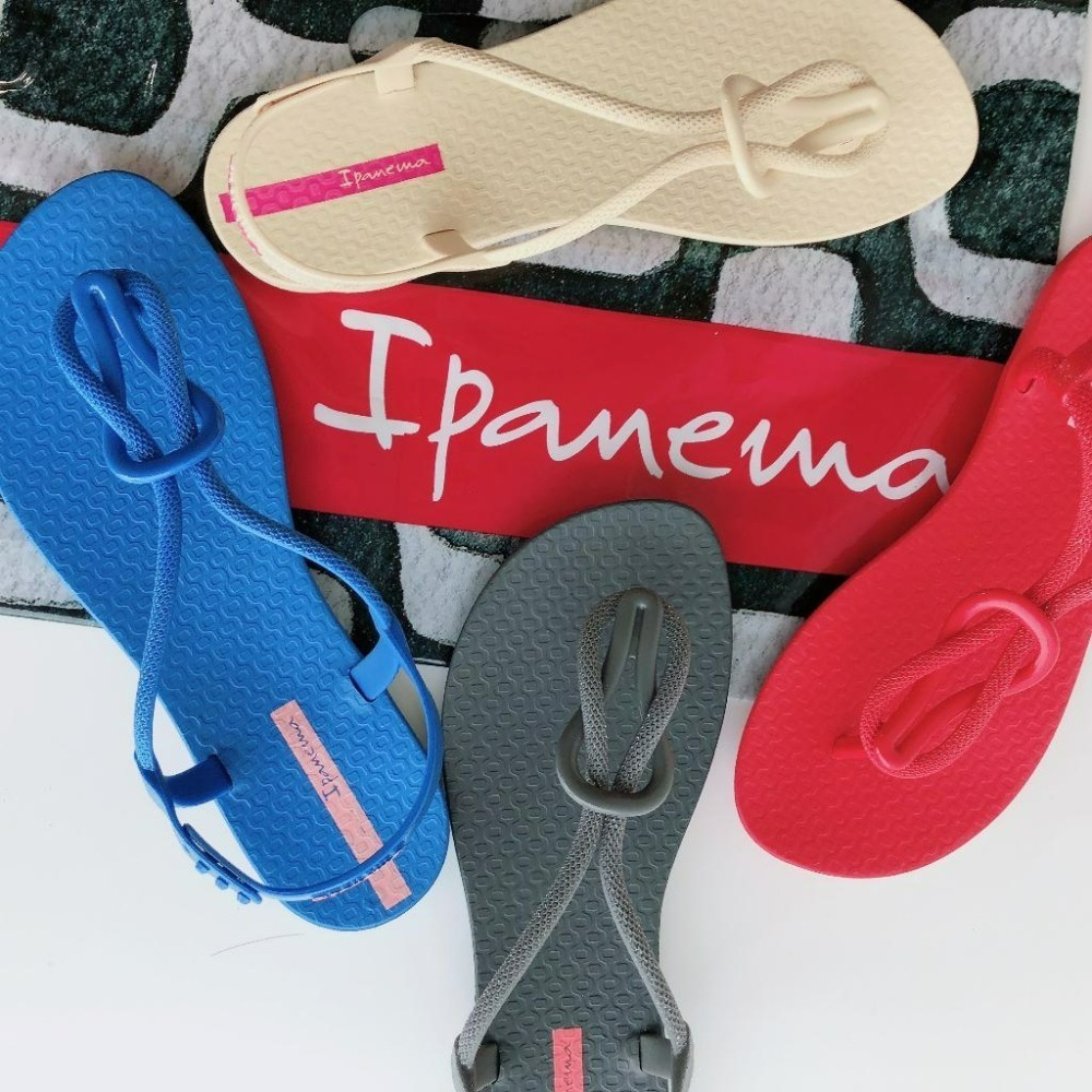 👍*Ipanema*巴西涼鞋(簡約 童軍結 雙扣系列 TRENDY 編織環帶 T字 夾腳涼鞋)-細節圖8