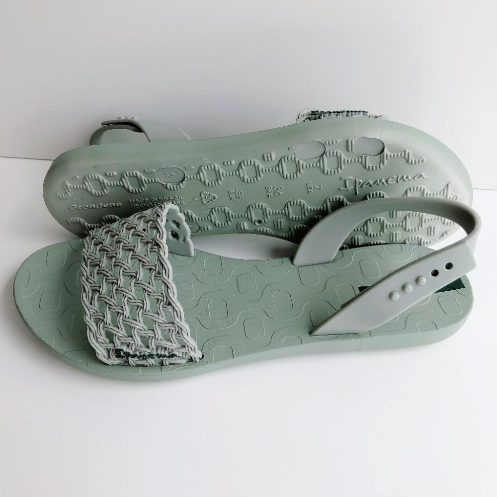 👍*Ipanema 2023*巴西涼鞋(波西米亞 編織風 BREEZY 一字涼鞋)-細節圖6