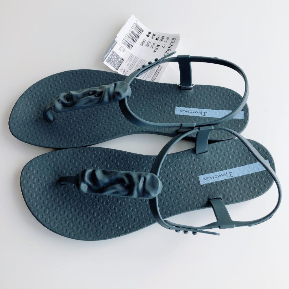 👍*Ipanema*巴西涼鞋(抽象液態水波紋 玩味藝術 CLASS SHAPE T字夾腳涼鞋)-細節圖6