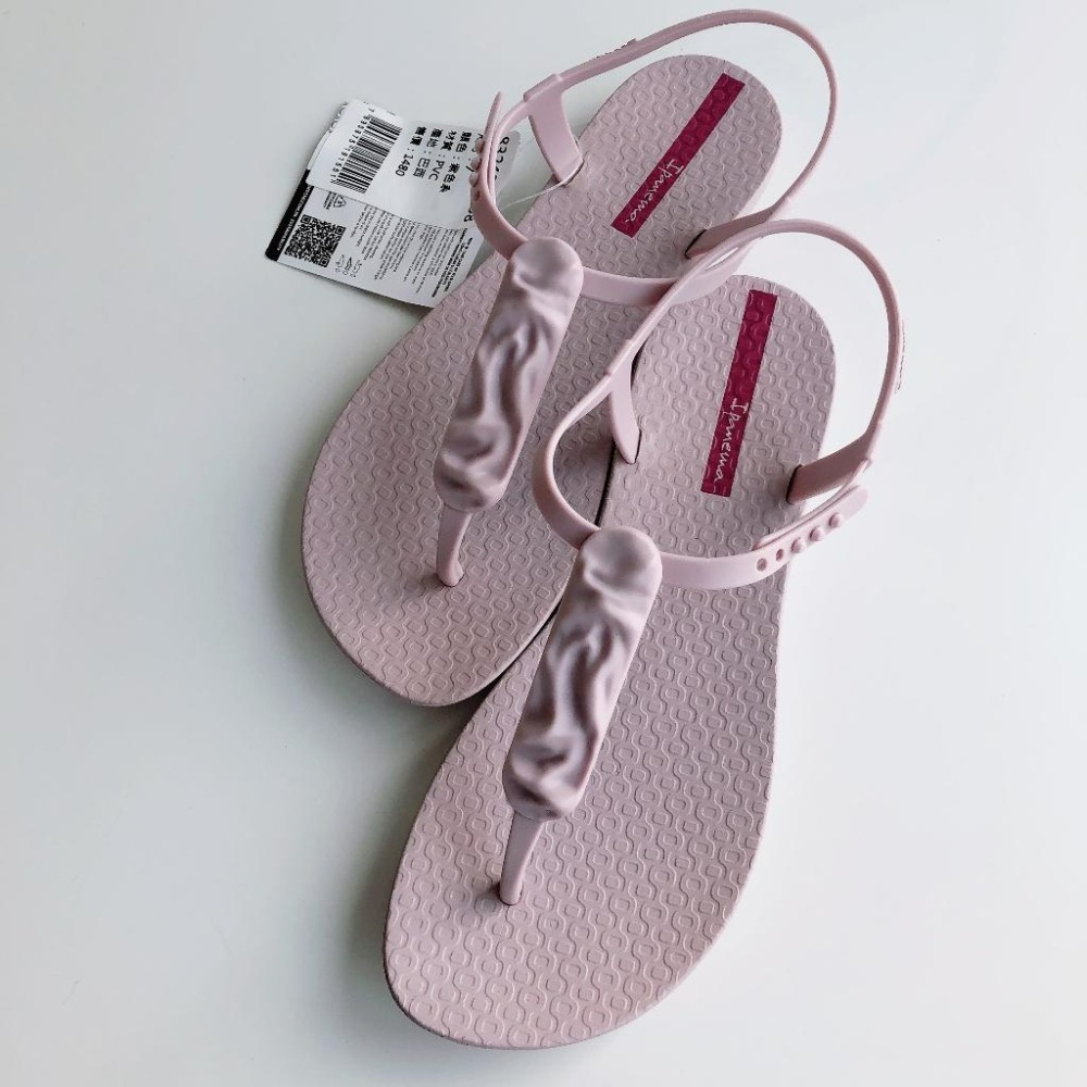 👍*Ipanema*巴西涼鞋(抽象液態水波紋 玩味藝術 CLASS SHAPE T字夾腳涼鞋)-細節圖7