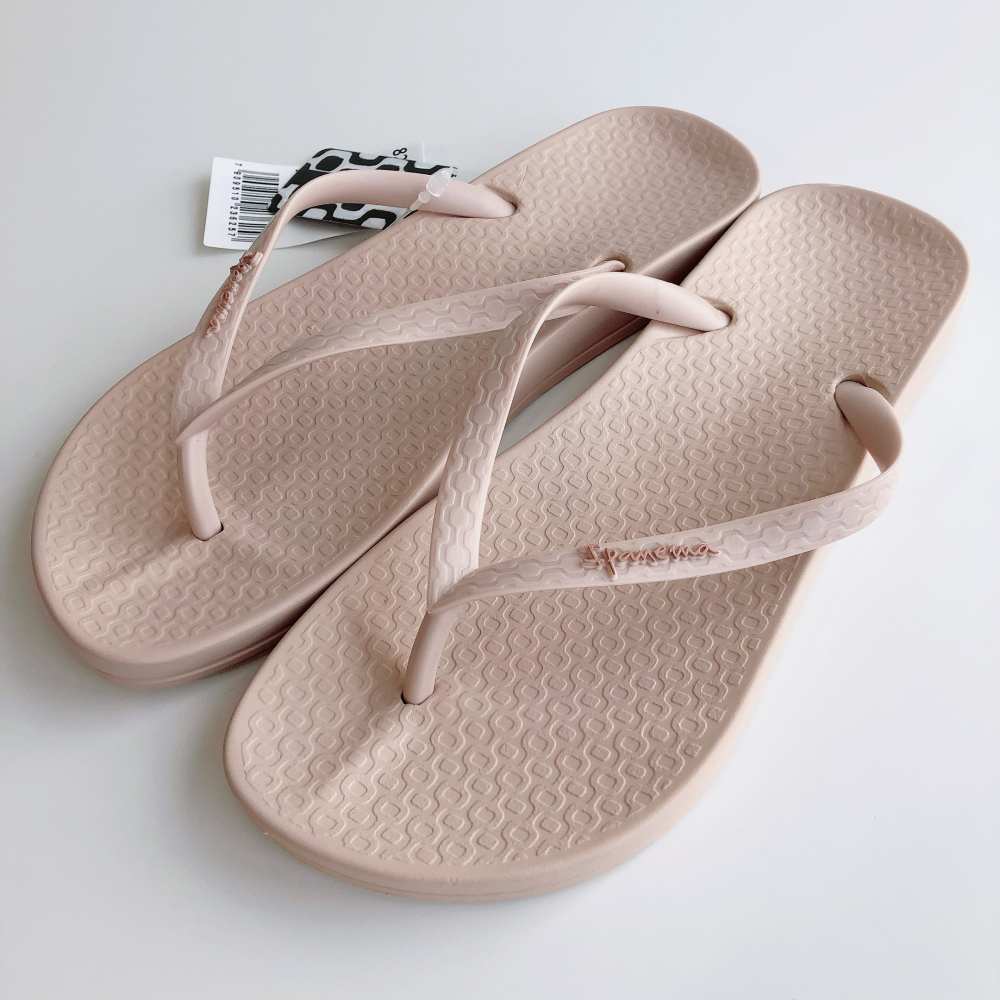 🔥*Ipanema*巴西人字素面拖鞋(人體工學 彩虹鞋 tancolors 人字夾腳拖鞋) 卡其 8259120660-細節圖6