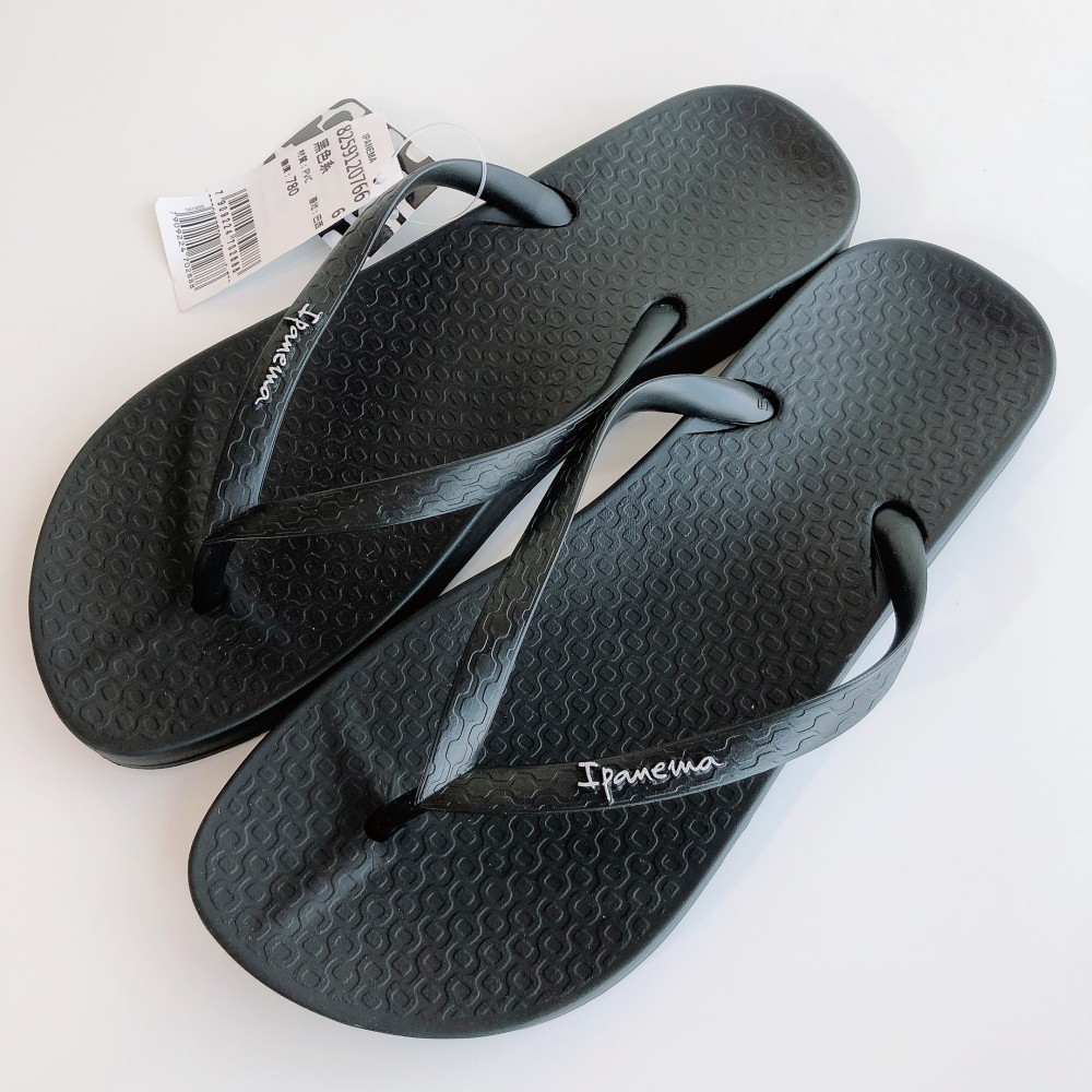 🔥*Ipanema*女生巴西拖鞋(人體工學 彩虹鞋 tancolors 人字夾腳拖鞋) 黑 8259120766-細節圖6