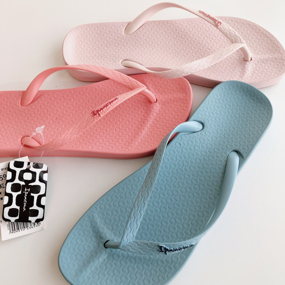 🔥*Ipanema*女生巴西拖鞋(人體工學 彩虹鞋 tancolors 人字夾腳拖鞋) 淺藍 8259124957-細節圖4