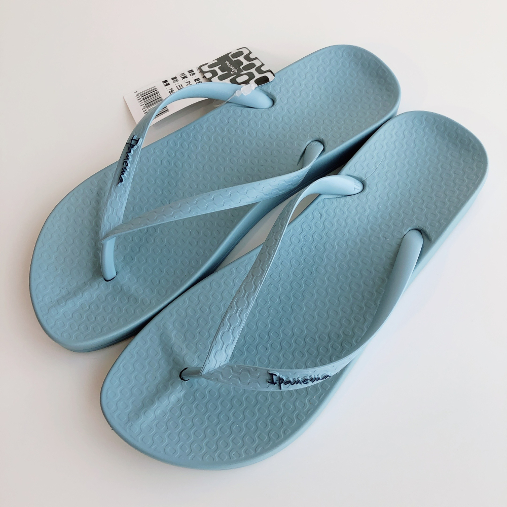 🔥*Ipanema*女生巴西拖鞋(人體工學 彩虹鞋 tancolors 人字夾腳拖鞋) 淺藍 8259124957-細節圖6
